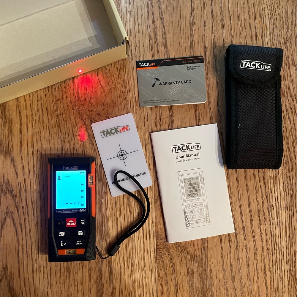 Tack Life laser measuring device